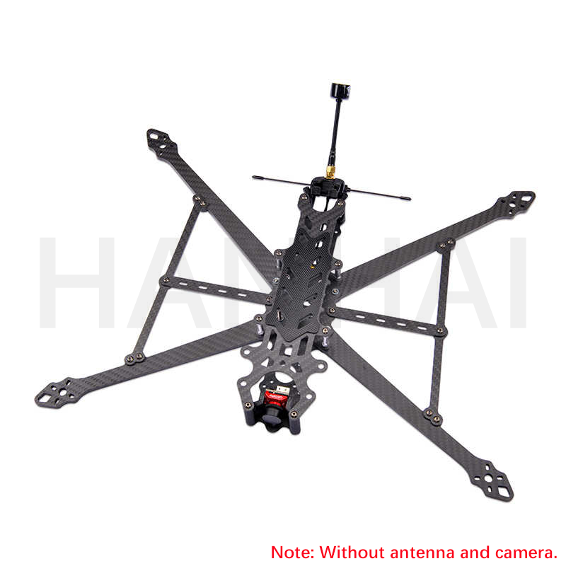 浩业遥控可定制7/10英寸FPV无人机框架套件碳纤维材料，易于维护可定制功能无人机框架
