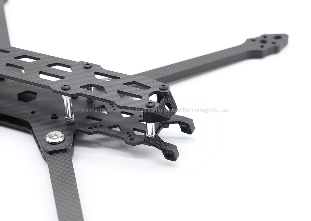 LX10 V2 10英寸框架FPV横移机碳纤维轴距405毫米，适用于成人5.8g 1.6W赛车无人机框架，适用于整个单元