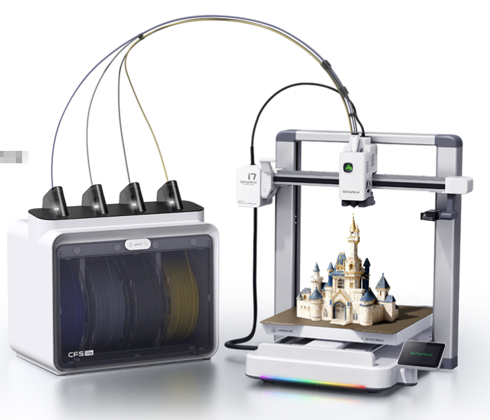 New Creality SPARKX I7 3D Printer Multicolor Auto-Leveling Reload Mid-Print Autofill Multicolor 260*260*255mm