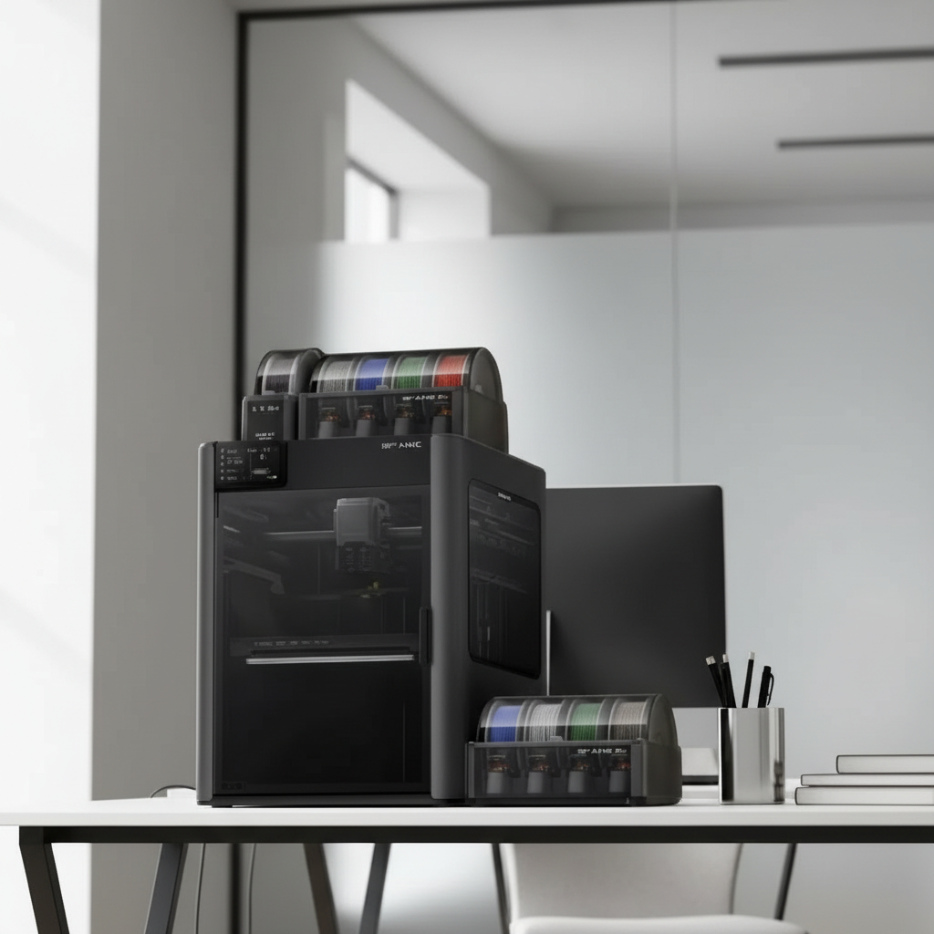 H2C Multi Material 3D Printer with Vortek 7-Nozzle System High Speed Processing of Plastic and Rubber Products