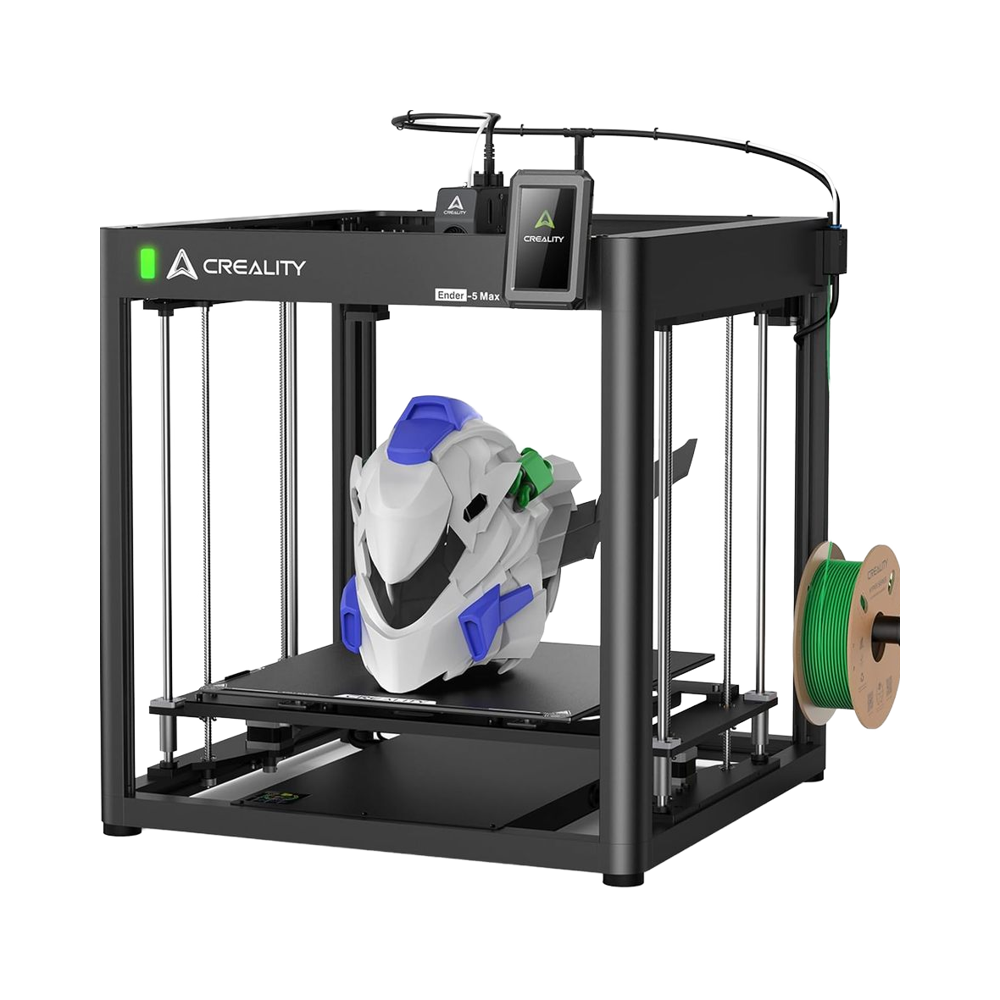 For Creality Ender 5 Max 3D Printer Auto-Leveling 400x400x400mm Large Build Volume 700mm/s Speed All-Metal Dual Gear Industrial