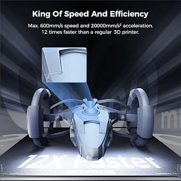 Cre Ality K1 Max 3D Printer with Printing Speed up to 600mm/s Enclosed FDM Machine