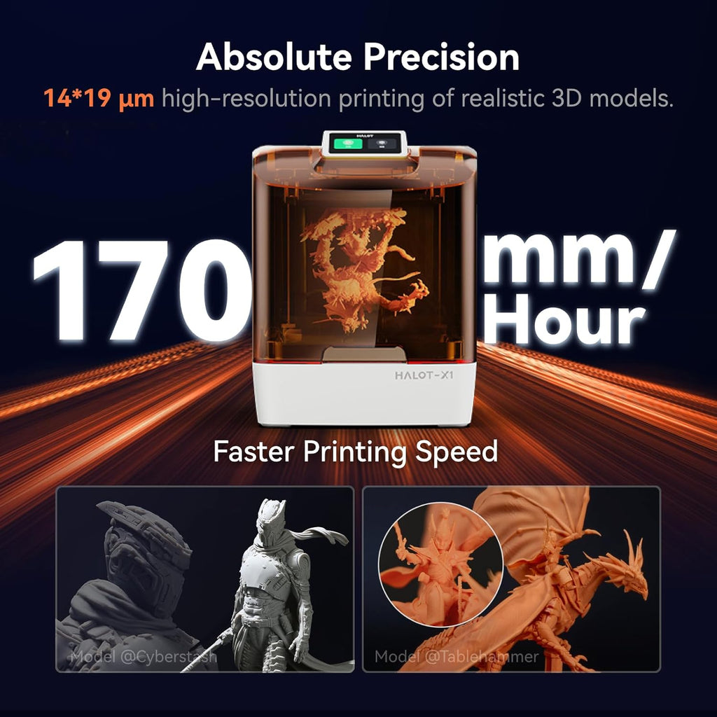 Creality Halot-X1 Combo 3D Printer 10.1/16K Mono LCD 170 Mm/h High-Speed Intelligent Resin Management Fully Assembled Auto