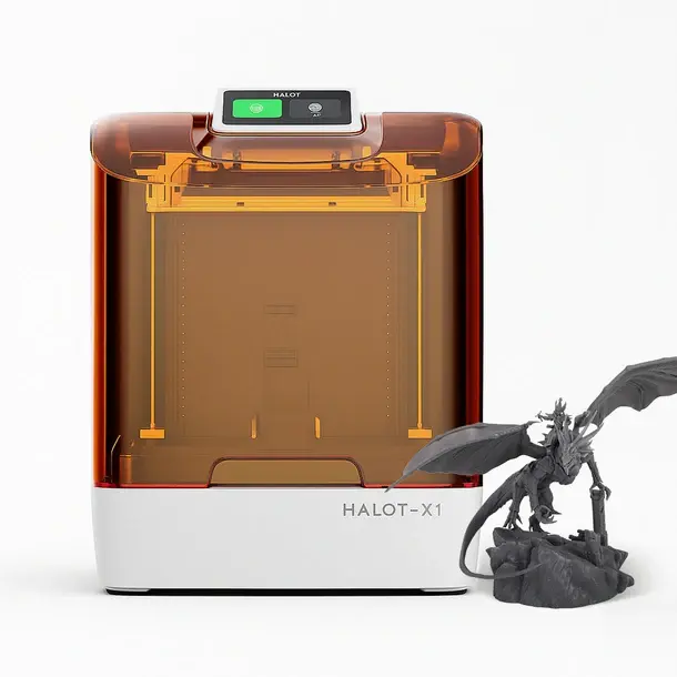 Halot X1 16K LCD Resin 3D Printer PLA 10.1" Screen Auto-Leveling USB 14*19m High Precision High Speed New Desktop