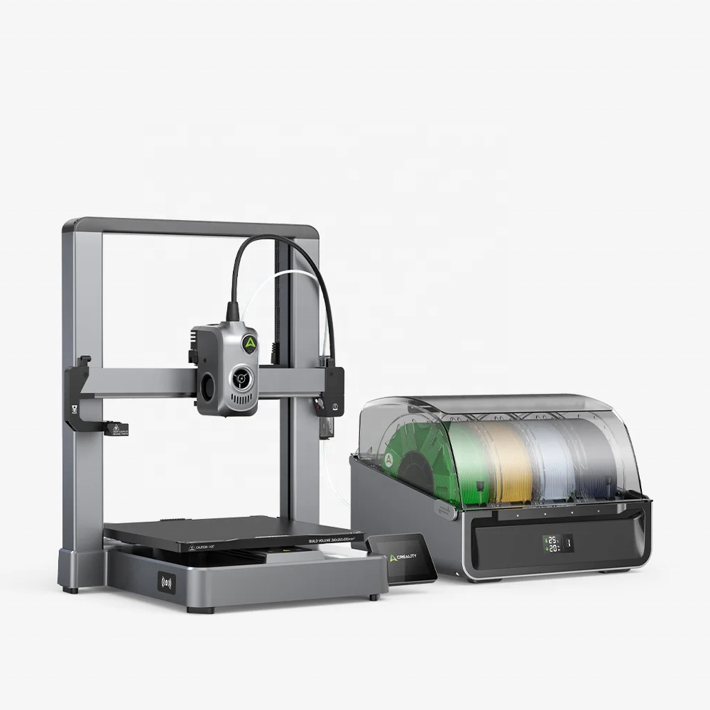 Creality Hi Combo 3D Printer Multi Color 3D Printer with CFS, 500mm/s Auto-Leveling Automatic Filament Reading 10.24 X 11.81Inch