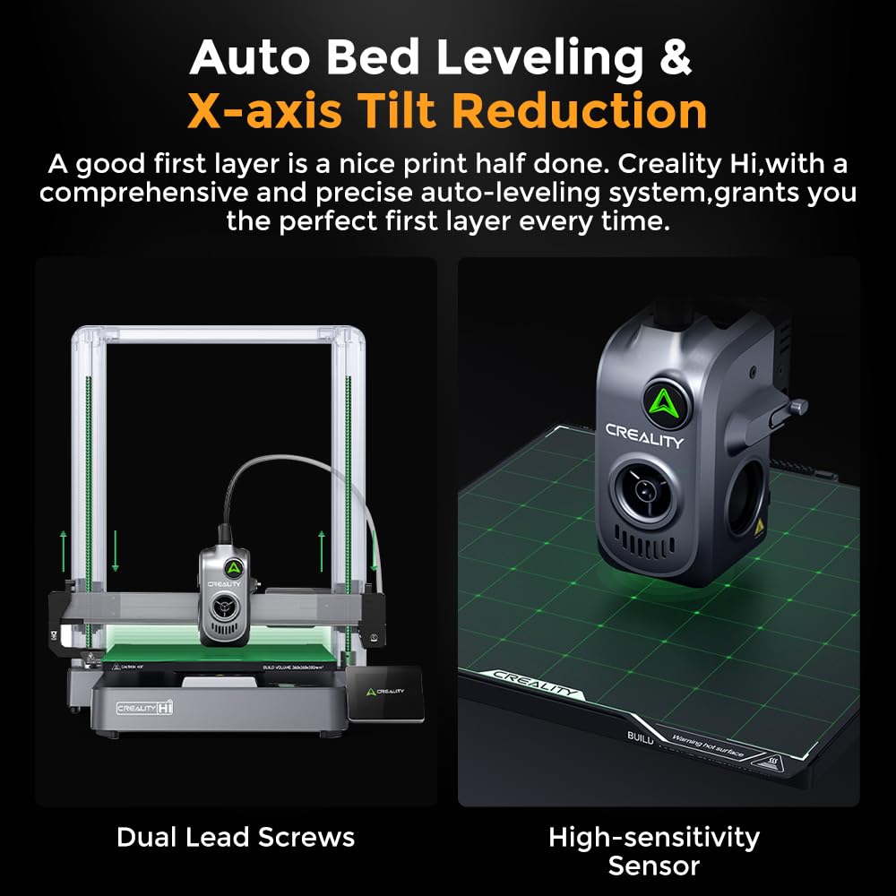 Creality Hi Combo 16-Color 260*300mm Automatic Dual Extruder 500mm/s Speed New Condition 1 Year USB PLA Prototyping