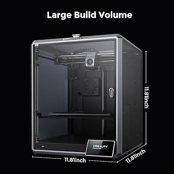 Cre Ality K1 Max 3D Printer with Printing Speed up to 600mm/s Enclosed FDM Machine