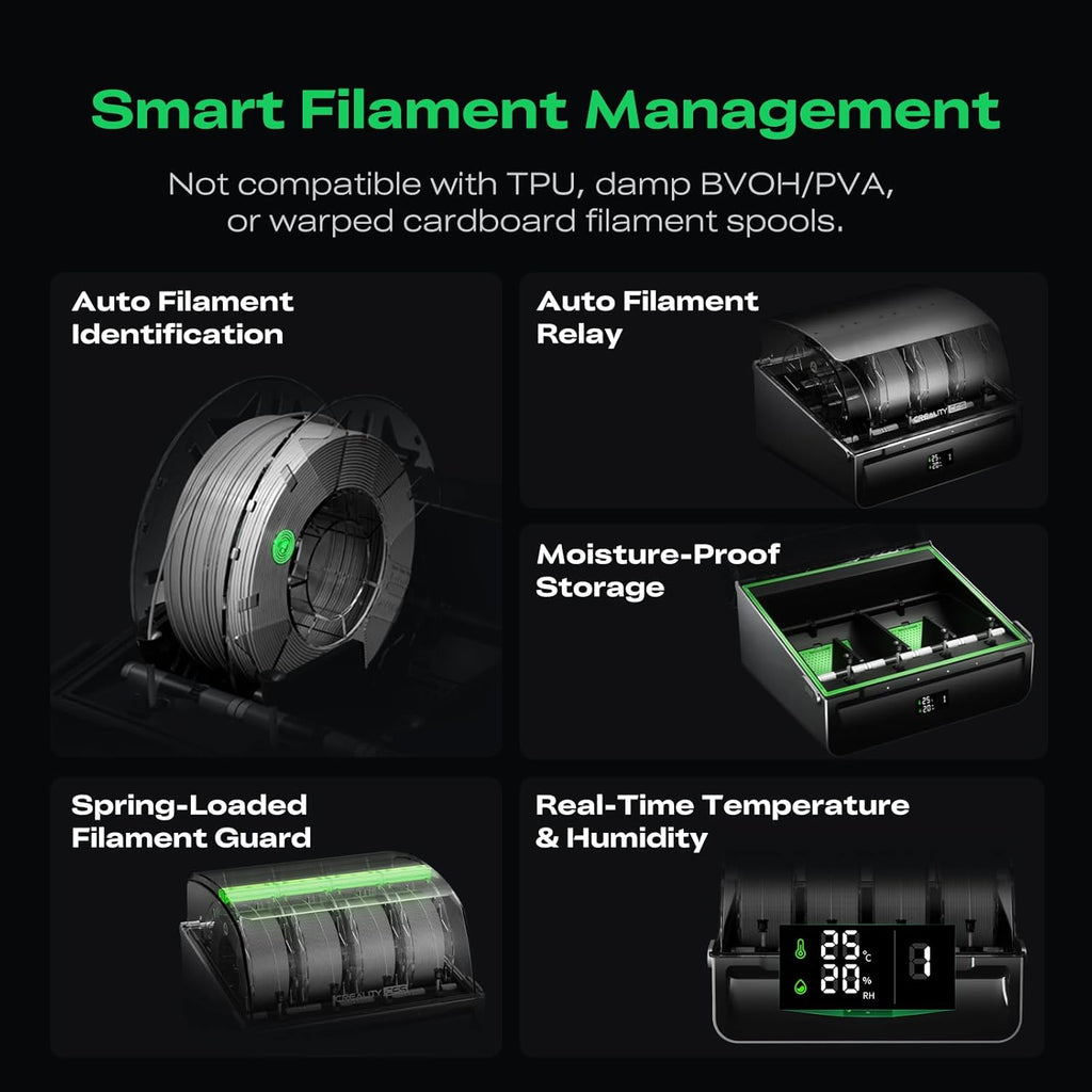 For Creality K2 Pro Combo (A) Multicolor 3D Printer 600mm/s High-Speed Dual AI Camera Fully Assembled Auto 300x300x300mm