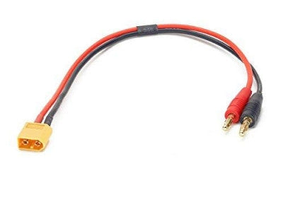 Banana Plug 4mm Male to XT60 Female Charging Cable 30cm