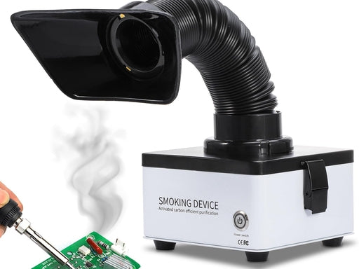 Solder Fume Extractor ESD Safe Smoke Absorber with 2 Filters