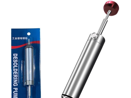 Aluminum Solder Sucker Desoldering Pump with 2 Tips